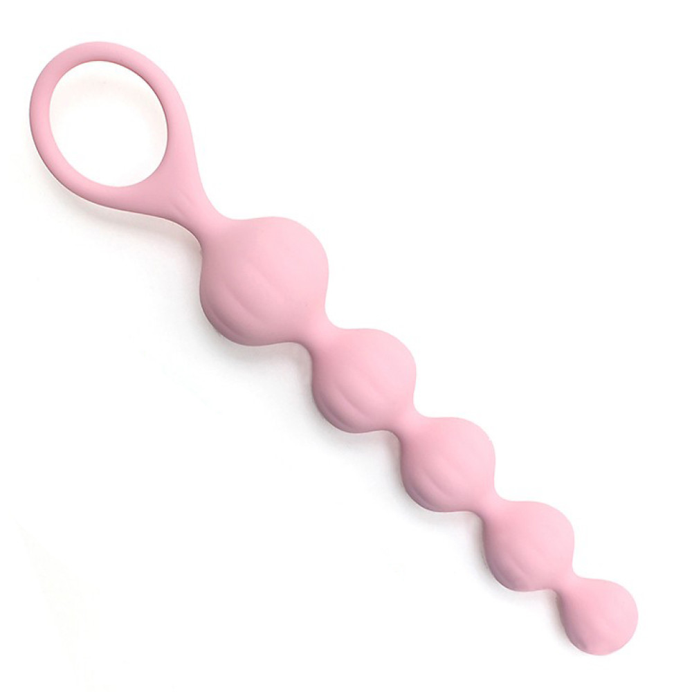 Анальная елочка из силикона Satisfyer, розовая, 20.5 см фото №2 — секс игрушки: Украина, NO TABOO