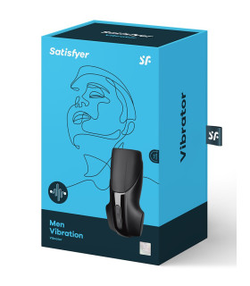 Мастурбатор хай-тек Satisfyer с регулятором давления и вибрацией, черный, 15.2 х 7.8 см - No Taboo