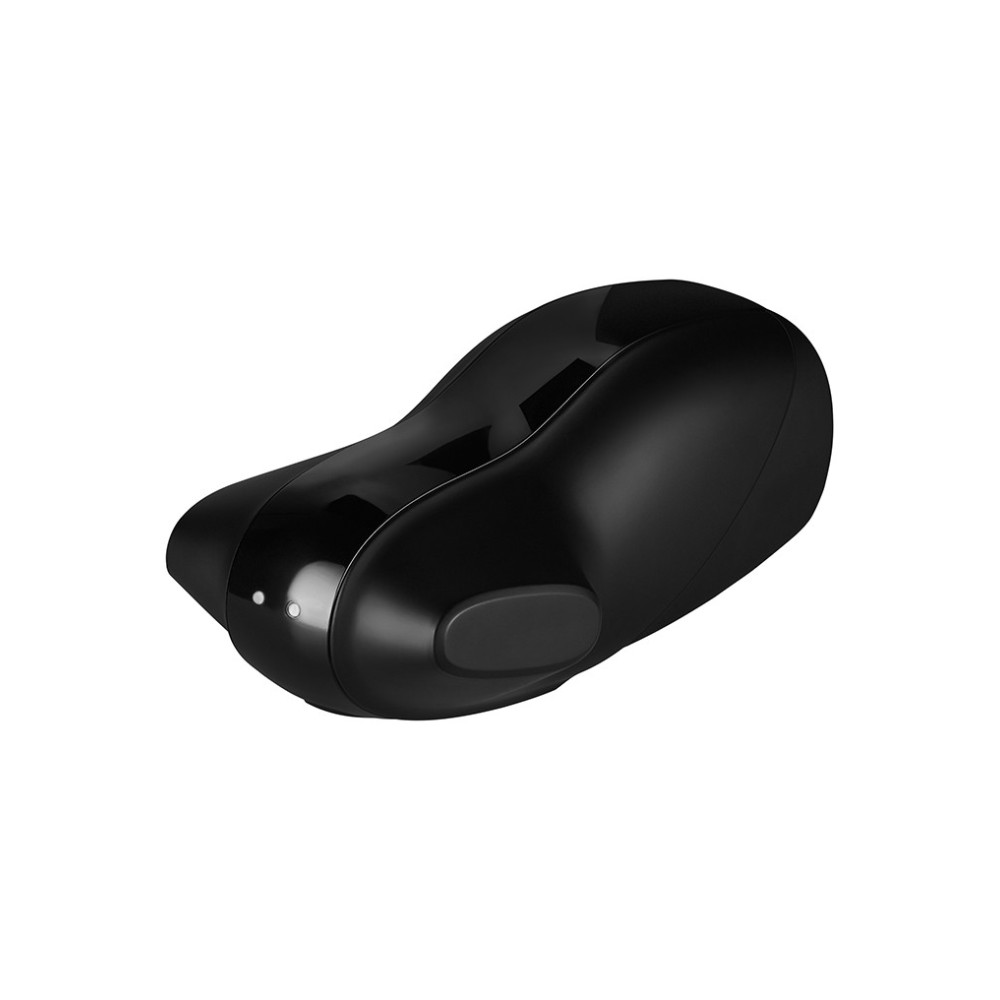 Мастурбатор хай-тек Satisfyer с регулятором давления и вибрацией, черный, 15.2 х 7.8 см фото №3 — секс игрушки: Украина, NO TABOO