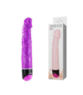 Вибратор реалистичный Adour Club, фиолетовый, 23 см - No Taboo