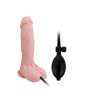 Фаллоимитатор с накачкой реалистичный Inflateable Dildo, 18.8 см - No Taboo