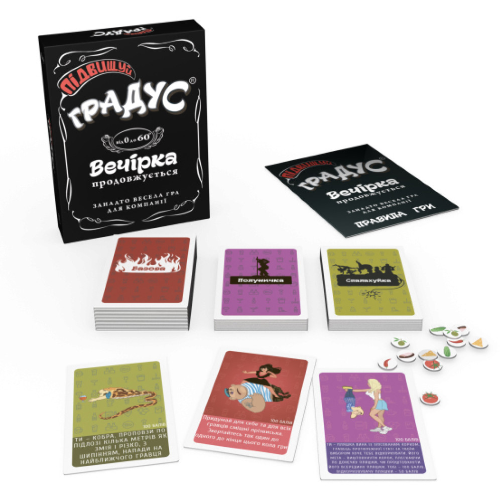 Игра настольная для компании Повышай градус, фото №2 — секс шоп Украина, NO TABOO