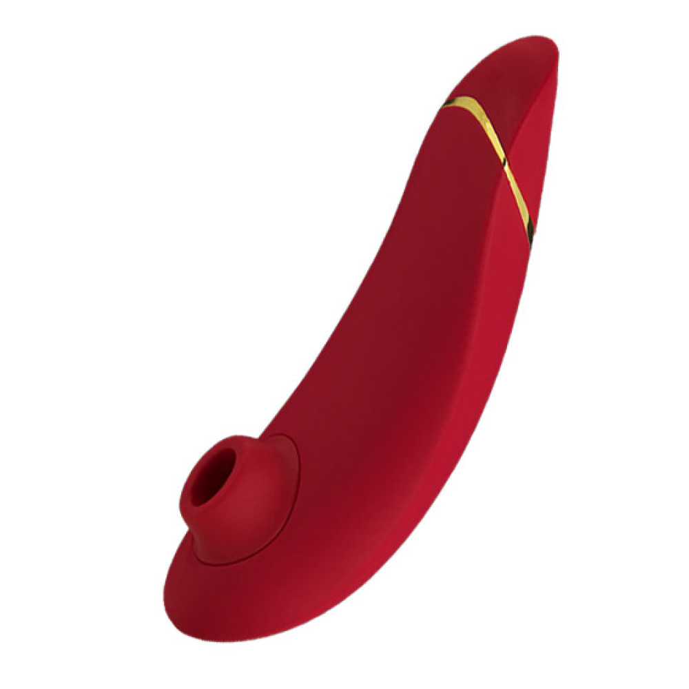 Womanizer Premium бесконтактный клиторальный стимулятор Вуманайзер Премиум, красный фото №2 — секс игрушки: Украина, NO TABOO