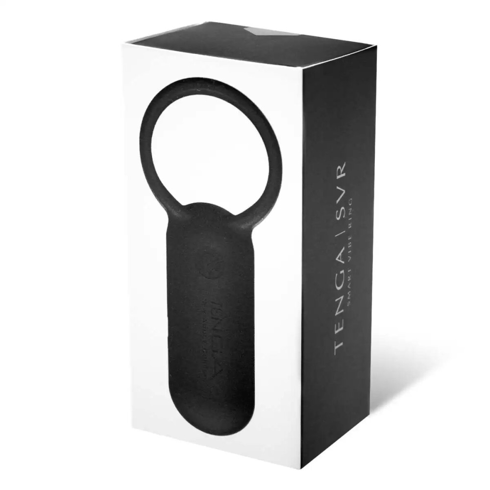 Эрекционное кольцо для члена Tenga SVR с вибрацией, черное, 1.6 × 3.8 × 9 см фото №9 — секс игрушки: Украина, NO TABOO