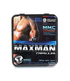 Капсулы возбуждающие для мужчин MaxMan 4, цена за 1 шт - No Taboo