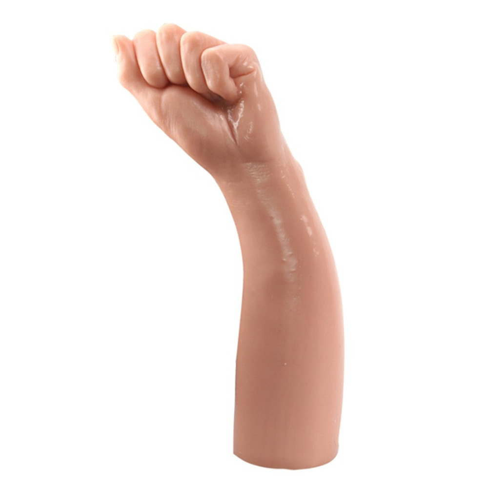 Рука для фістингу Lovetoy King Size, бежева, 31 х 7 см фото №3 — секс іграшки: Україна, NO TABOO