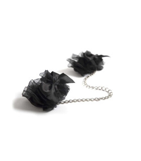 Наручники Bijoux Indiscrets - Frou Frou Organza handcuffs, з атласу та органзи - No Taboo