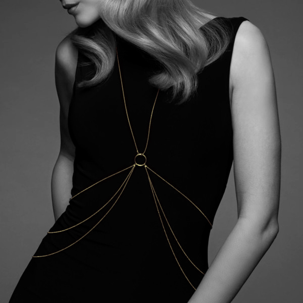Украшение для тела Bijoux Indiscrets Magnifique 8 Body Chain, фото №3 — секс шоп Украина, NO TABOO
