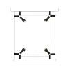 Фиксаторы на кровать Bed Adjustable Restreint Strap UPKO для Х-образного бондажа, черные, фото №10 — секс шоп Украина, NO TABOO