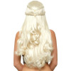 Парик белый длинный Leg Avenue Dragon Queen Wig (Дейнерис), размер O/S, длина 81 см, фото №2 — секс шоп Украина, NO TABOO