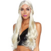 Парик белый длинный Leg Avenue Dragon Queen Wig (Дейнерис), размер O/S, длина 81 см, фото №3 — секс шоп Украина, NO TABOO