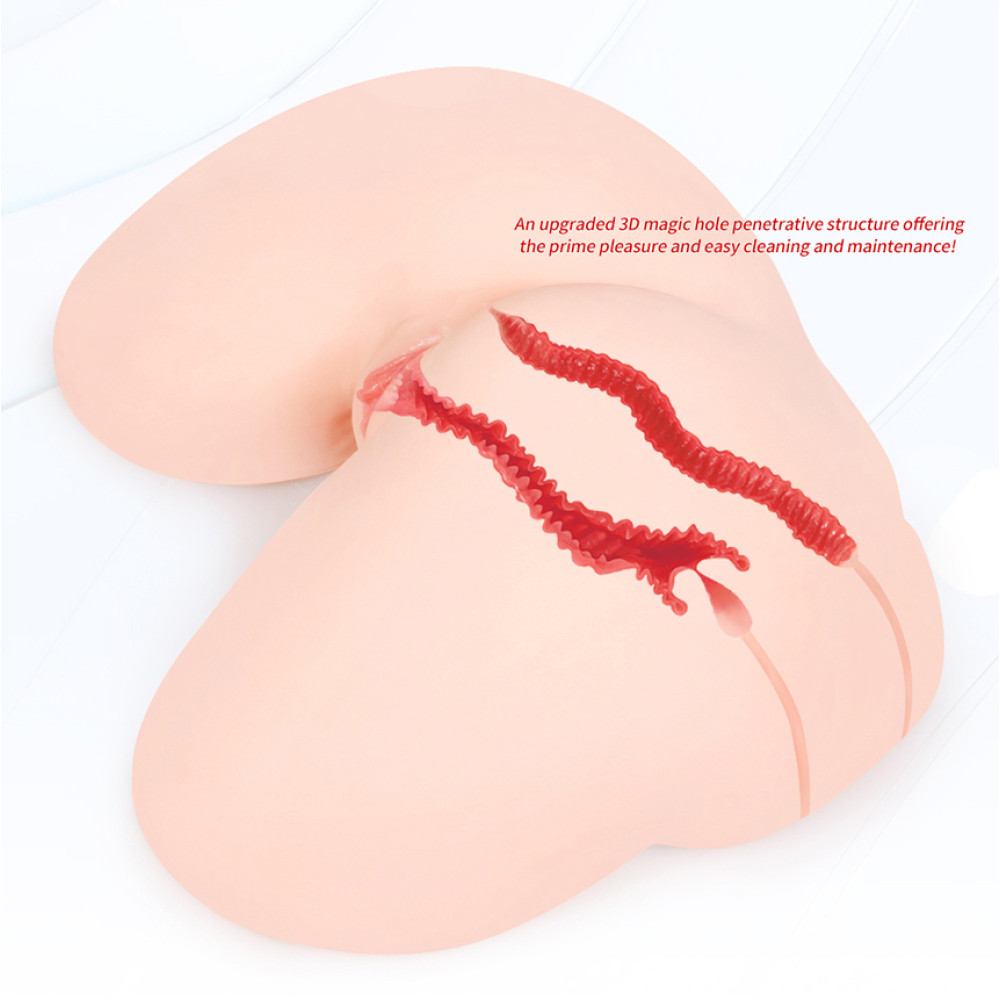 Мастурбатор попа (вагина+анус) дувухслойный KOKOS HANNA ONAHOLE, киберкожа фото №3 — секс игрушки: Украина, NO TABOO