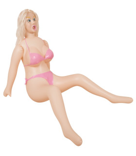 Секс-кукла надувная Bridget BigBoob Doll, 3 отверстия, белье в комплекте - No Taboo