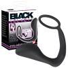 Эрекционное кольцо с анальной пробкой Black Velvets Ring & Plug, черное фото №1 — секс игрушки: Украина, NO TABOO