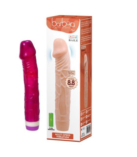Вибратор реалистичный Barbara Classic Jelly, фиолетовый, 23 см - No Taboo