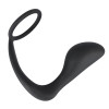 Эрекционное кольцо с анальной пробкой Black Velvets Ring & Plug, черное фото №3 — секс игрушки: Украина, NO TABOO
