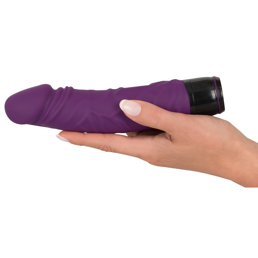 Вибратор реалистичный Vibra Lotus Natural Vibrator, силикон, фиолетовый фото №4 — секс игрушки: Украина, NO TABOO