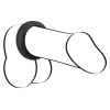 Эрекционное кольцо Black Velvets Cock Ring, 3.8 см, силикон, черное фото №3 — секс игрушки: Украина, NO TABOO