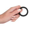Эрекционное кольцо Black Velvets Cock Ring, 3.8 см, силикон, черное фото №6 — секс игрушки: Украина, NO TABOO