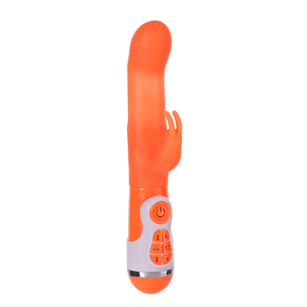 Вибратор-кролик с вращающимися бусинами INSTYLE DUO VIBRATOR, оранжевый фото №0 — секс игрушки: Украина, NO TABOO