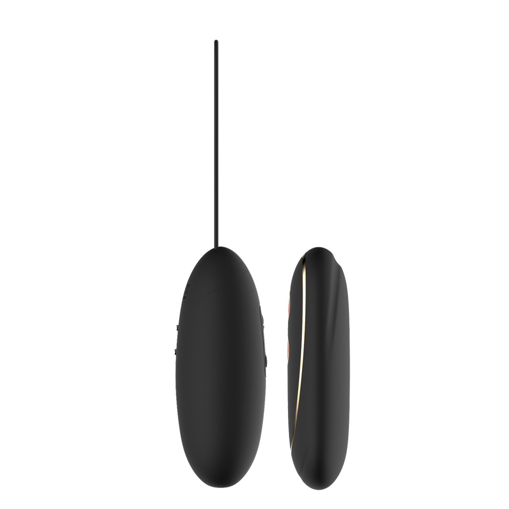 Виброяйцо Dream Toys Elize Elite с пультом, черное, 8 х 3 см фото №3 — секс игрушки: Украина, NO TABOO