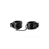 Поножи BLAZE LUXURY ANKLE CUFF CROCO, из замкожи, черные, фото №4 — секс шоп Украина, NO TABOO