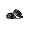 Поножи BLAZE LUXURY ANKLE CUFF CROCO, из замкожи, черные, фото №3 — секс шоп Украина, NO TABOO