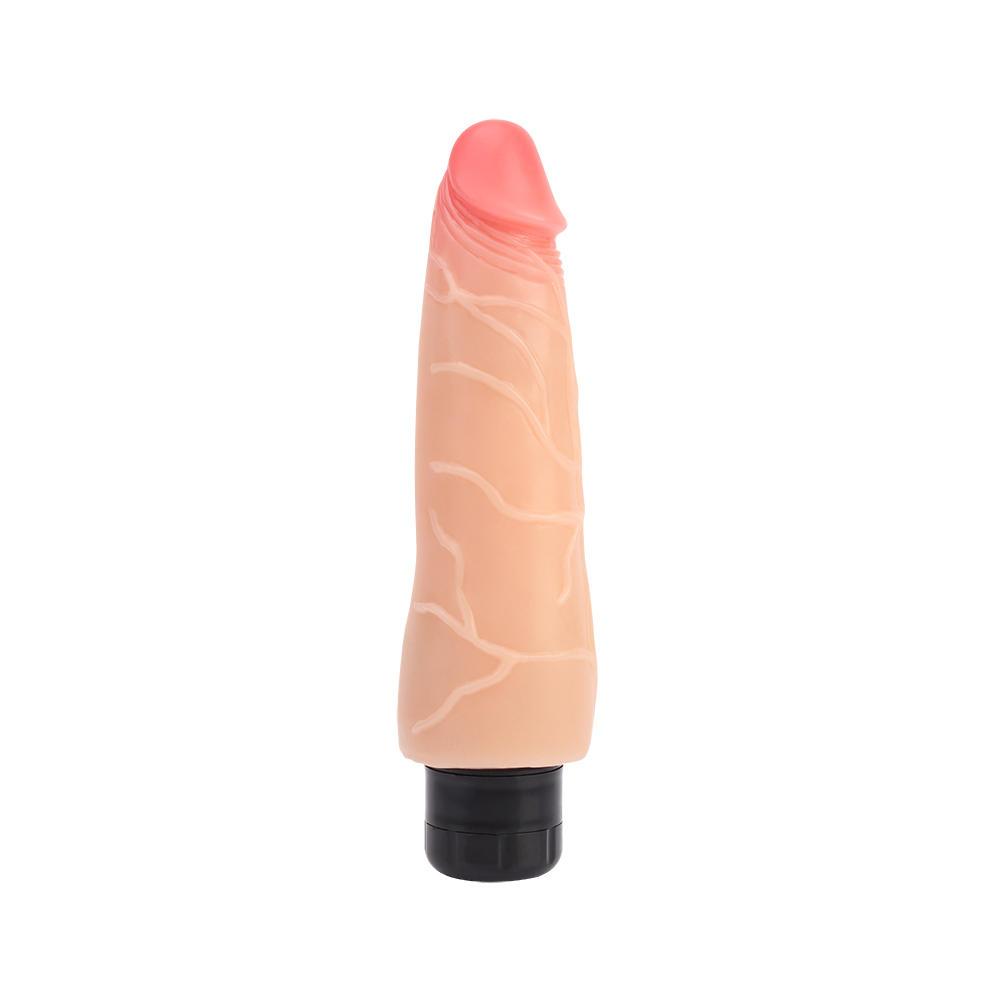 Вібратор реалистичный большой Сhisa Basix Dildo, бежевый, 21.5 см х 5.7 см фото №2 — секс игрушки: Украина, NO TABOO