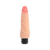 Вібратор реалистичный большой Сhisa Basix Dildo, бежевый, 21.5 см х 5.7 см фото №2 — секс игрушки: Украина, NO TABOO