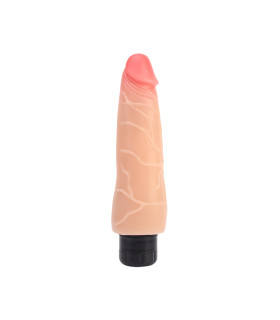 Вібратор реалистичный большой Сhisa Basix Dildo, бежевый, 21.5 см х 5.7 см - No Taboo