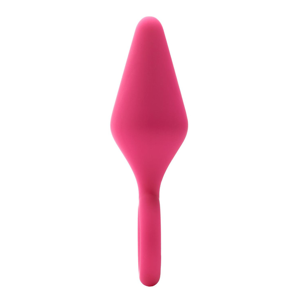 Анальная пробка, S, Dream Toys Flirts розовая, 8.5 см х 2.3 см фото №4 — секс игрушки: Украина, NO TABOO