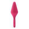 Анальная пробка, S, Dream Toys Flirts розовая, 8.5 см х 2.3 см фото №4 — секс игрушки: Украина, NO TABOO