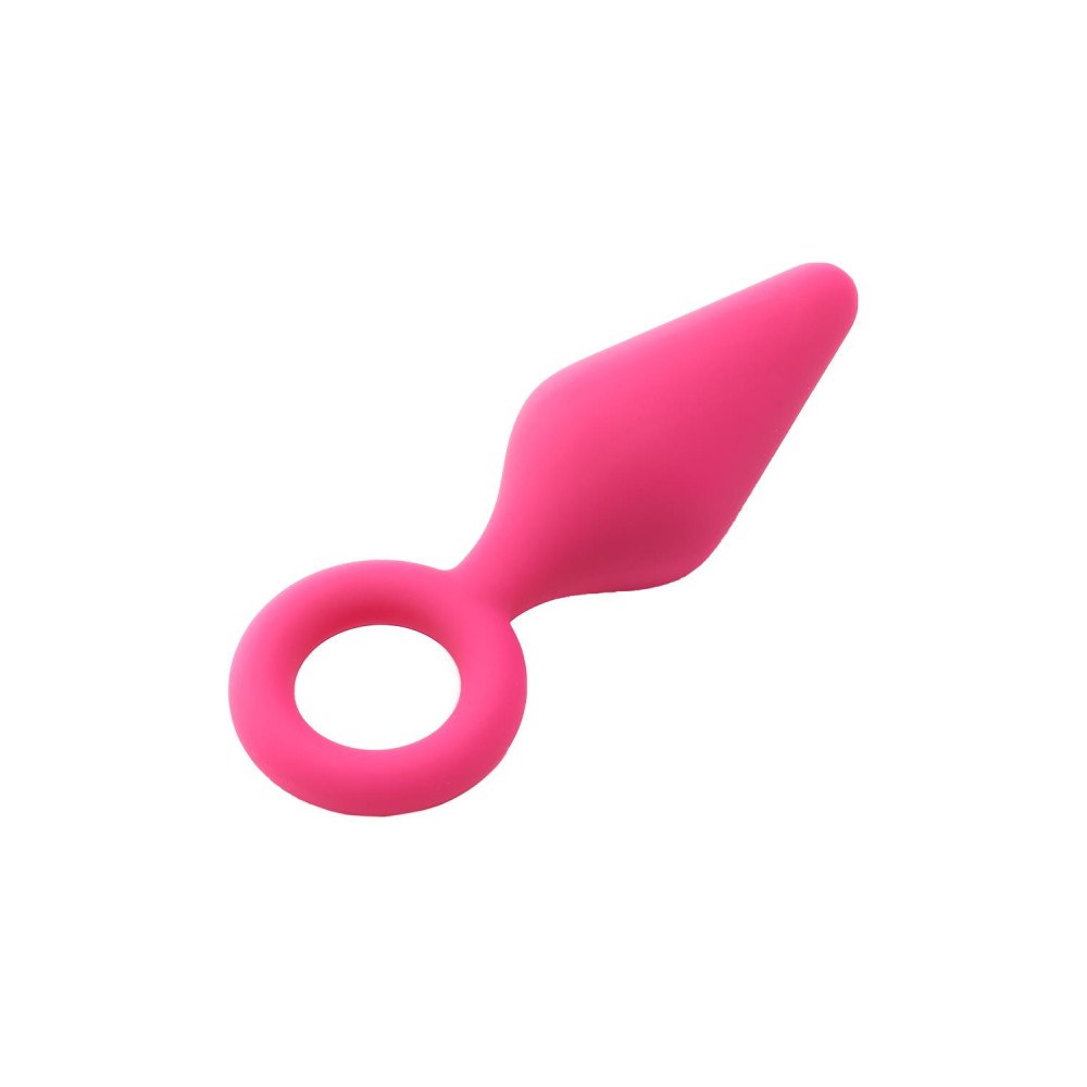 Анальная пробка, S, Dream Toys Flirts розовая, 8.5 см х 2.3 см фото №5 — секс игрушки: Украина, NO TABOO