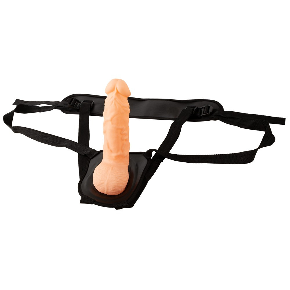 Страпон полый (фаллопротез) Erection Assistant Hollow Strap-On, 24 см х 4.5 см фото №4 — секс игрушки: Украина, NO TABOO