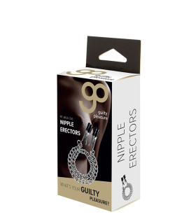 Зажимы на соски с цепочкой GP NIPPLE ERECTORS - No Taboo