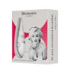 Бесконтактный стимулятор клитора Womanizer Marilyn Monroe Special Edition, белый мрамор фото №13 — секс игрушки: Украина, NO TABOO