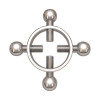 Зажимы на соски с 4 болтами для фиксации Chisa Sins Iquisition, металл, фото №5 — секс шоп Украина, NO TABOO
