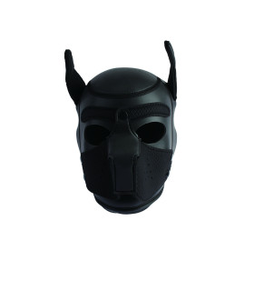 Маска-шлем собачки на голову Sins Inquisition Be My Master Bondage Puppy Hood, черная - No Taboo