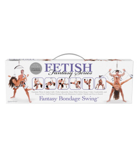 Секс качели Pipedream Fetish Fantasy Bondage Swing прочные, белые - No Taboo