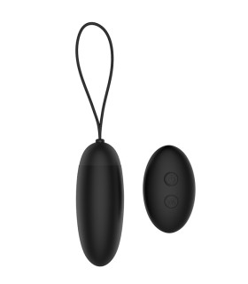 Виброяйцо с беспроводным пультом управления DUSKY PLEASER BLACK - No Taboo