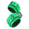 Наручники NS Novelties Electra Wrist Cuffs зеленые, фото №1 — секс шоп Украина, NO TABOO