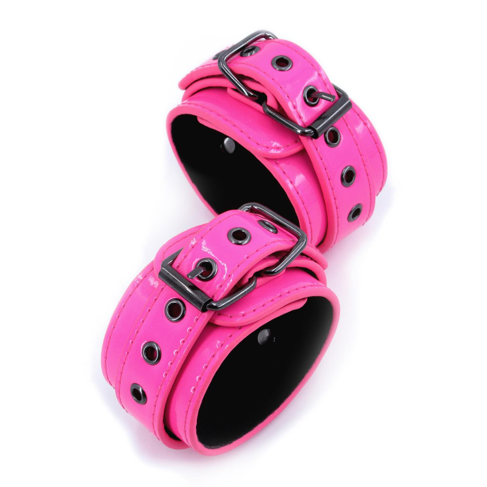 Поножи NS Novelties Electra Ankle Cuffs розовые, фото №0 — секс шоп Украина, NO TABOO
