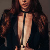 Портупея MAZE Bijoux Indiscrets с ошейником и одним пересечением, черная, фото №2 — секс шоп Украина, NO TABOO