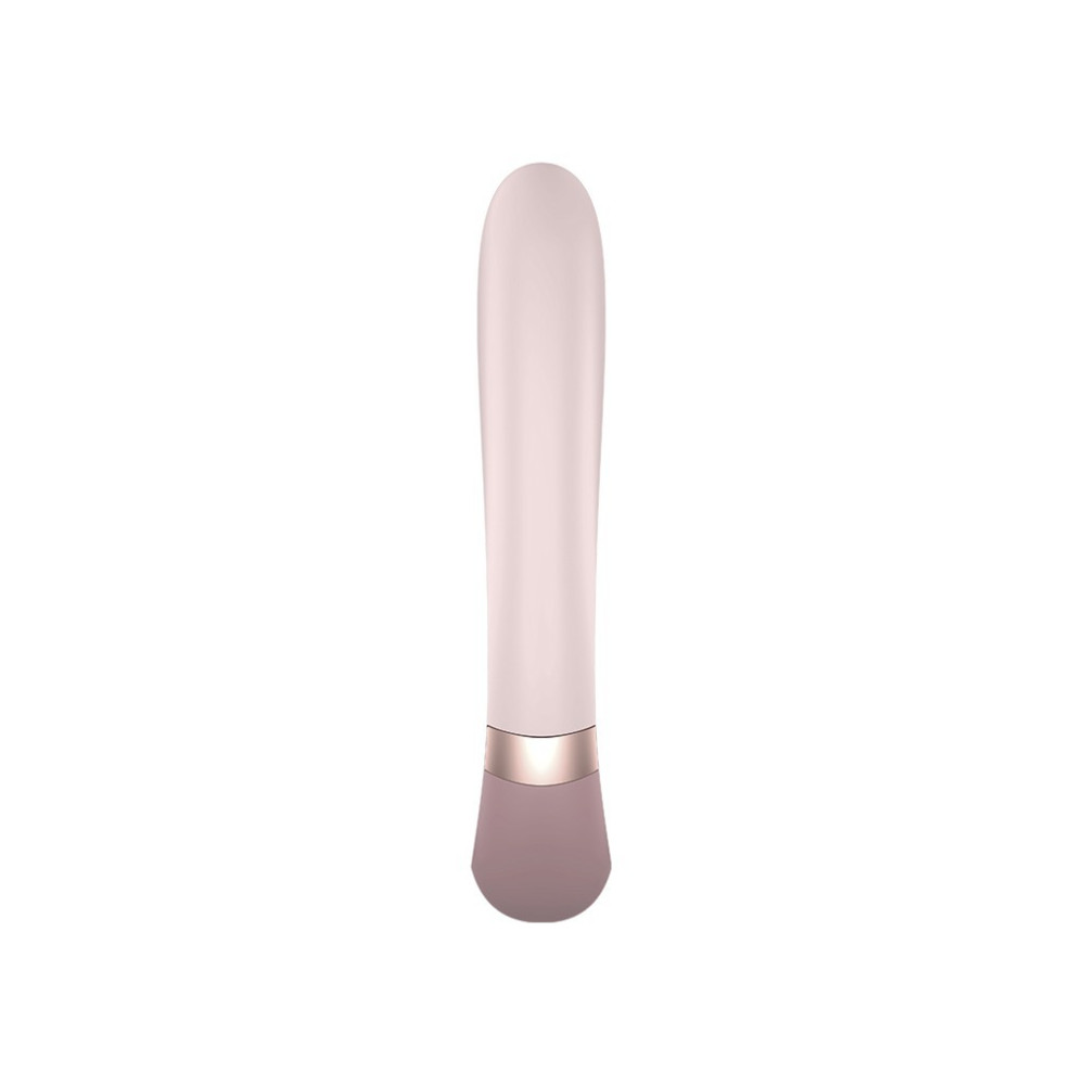 Двойной смарт вибратор с функцией нагрева Satisfyer Heat Wave Connect App Mauve фото №5 — секс игрушки: Украина, NO TABOO