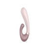 Двойной смарт вибратор с функцией нагрева Satisfyer Heat Wave Connect App Mauve фото №3 — секс игрушки: Украина, NO TABOO