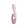 Двойной смарт вибратор с функцией нагрева Satisfyer Heat Wave Connect App Mauve фото №1 — секс игрушки: Украина, NO TABOO