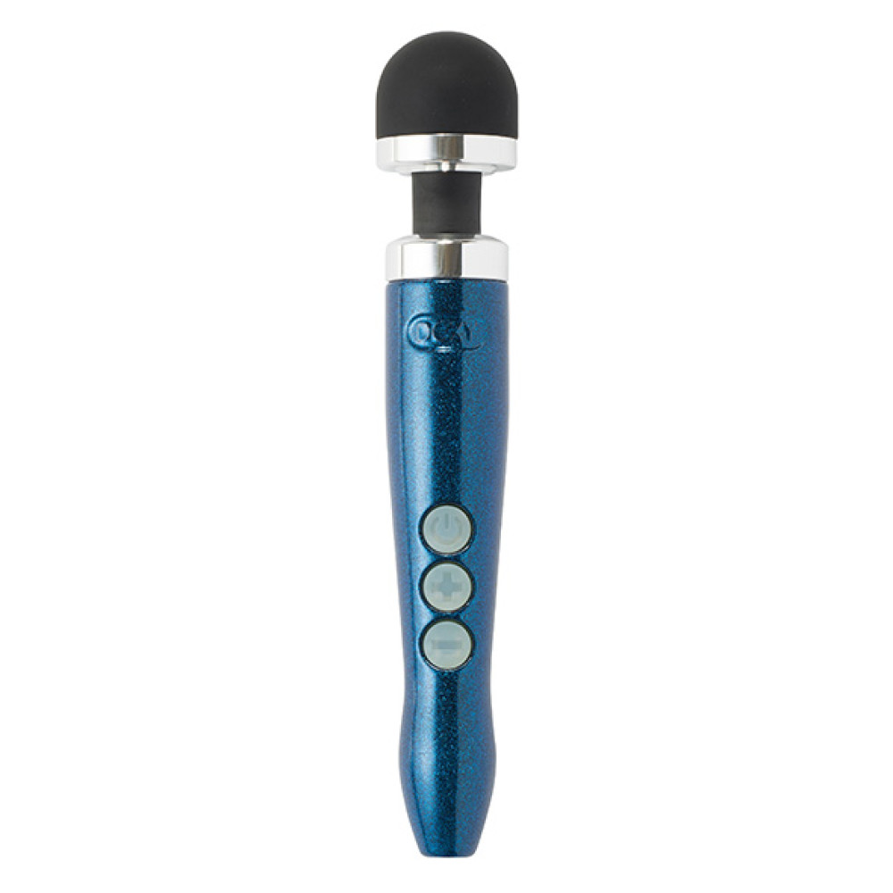 Массажер-микрофон Doxy Die Cast 3R Wand Vibrator, синий фото №0 — секс игрушки: Украина, NO TABOO