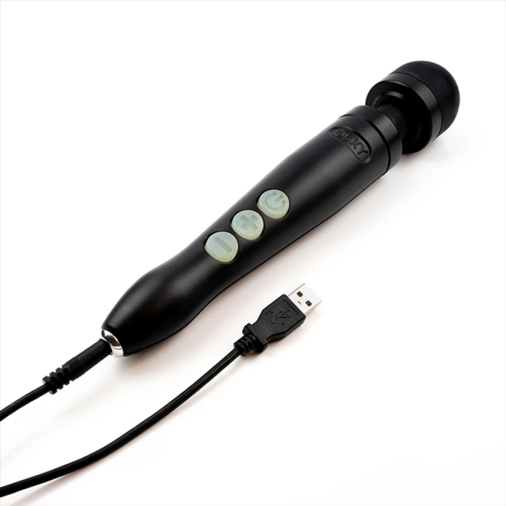 Массажер-микрофон Doxy Die Cast 3R Wand Vibrator, черный фото №2 — секс игрушки: Украина, NO TABOO