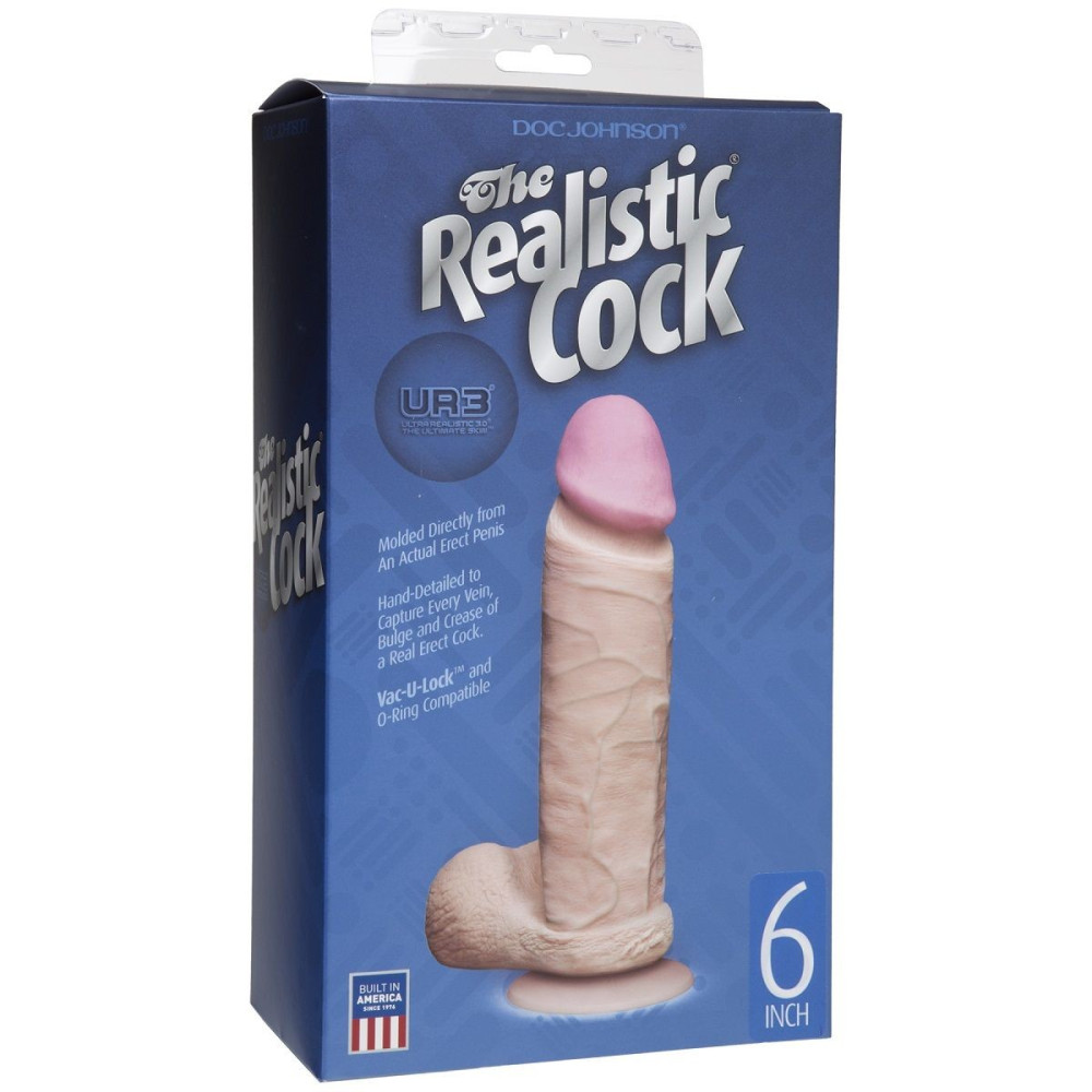 Фаллоимитатор реалистичный киберкожа The Realistic Cock - ULTRASKYN - 6, 17.3 см фото №11 — секс игрушки: Украина, NO TABOO