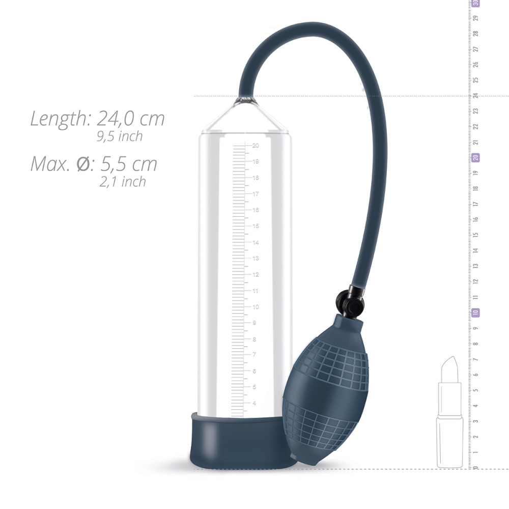 Помпа для пениса с грушей Boners Penis Pump No, 1 фото №2 — секс игрушки: Украина, NO TABOO